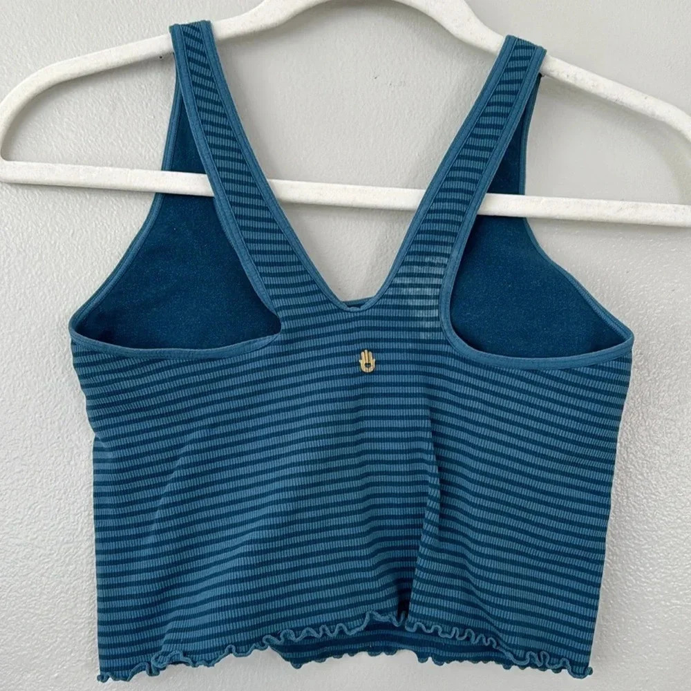 Spiritual Gangster Amor Ribbed Crop Tank Top - Picture 2 of 5